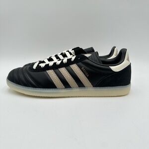 Adidas Men's 9/W10 Samba JP Lace Up Black Sneakers Casual Shoes JR0963 NEW